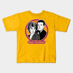 Hart To Hart //// 80s Retro Fan Design Kids T-Shirt